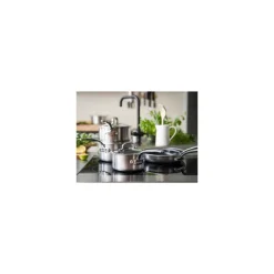 Casserole Inox Ø 16 cm avec Becs Verseurs PREMIERE GreenPan