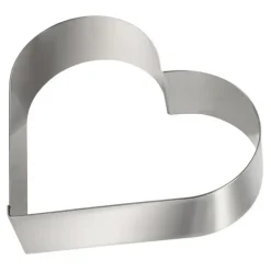Cercle à Pâtisserie Cœur Inox 27,5 cm H 4,5 cm Gobel