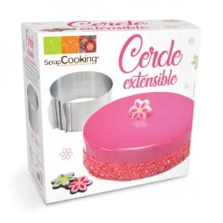 Cercle à Pâtisserie Extensible Inox Scrapcooking