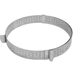 Cercle à Tarte Extensible Inox Perforé 16 à 30 cm Scrapcooking
