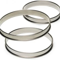 Cercle à Tarte Inox Bords Roulés Ø 9 cm x H 2,7 cm Gobel