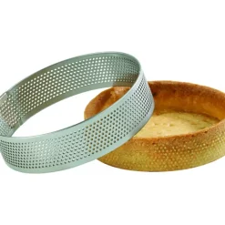 Cercle à Tarte Inox Perforé Ø16 cm H.2 cm