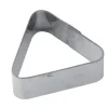 Cercle à Tarte Inox Triangle 7,5 x 6,5 cm x H 2 cm Pavoni