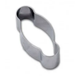 Cercle Inox Coquille de Noël 15 x 7 cm x H 4,5 cm Gobel