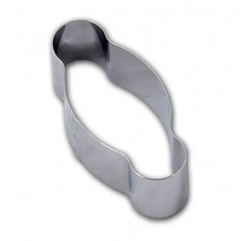 Cercle Inox Coquille de Noël 15 x 7 cm x H 4,5 cm Gobel