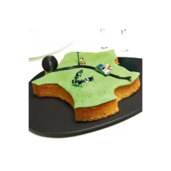 Cercle Inox Pays France 27 x 25,5 cm x H 4,5 cm Gobel