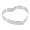 Cercle perforé forme coeur ø 12 cm de L'école Valrhona par De Buyer