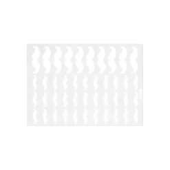 Chablon Silicone Moustache (x40) Silikomart Professional