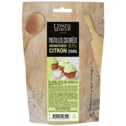 Chocolat Coloré Arôme Citron 250 g Patisdécor