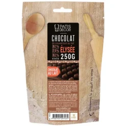 Chocolat de Couverture Au Lait Elysée 36% 250 g Patisdécor