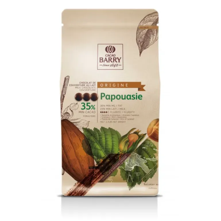 Chocolat lait origine Papouasie 35,7% 1 kg