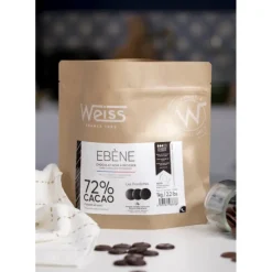 Chocolat Noir 72% Ebène 1 kg Weiss