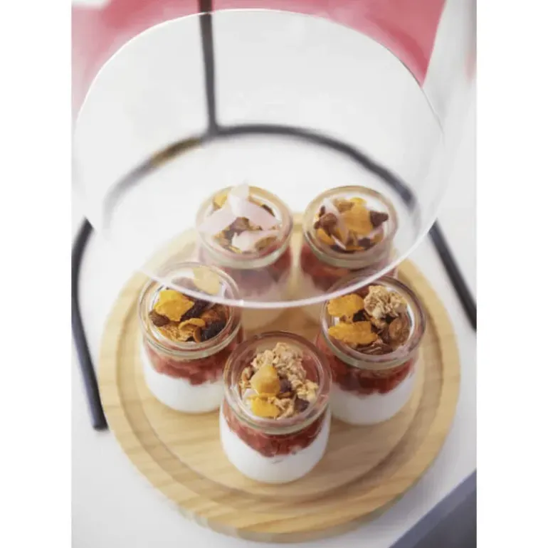 Cloche à Gâteau avec Socle en Chêne 20 cm Inspired by Revol