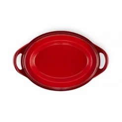 Cocotte Doufeu Ovale en Fonte 32 cm Cerise Le Creuset