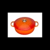 Cocotte en fonte Basse 30 cm Volcanique Le Creuset Signature