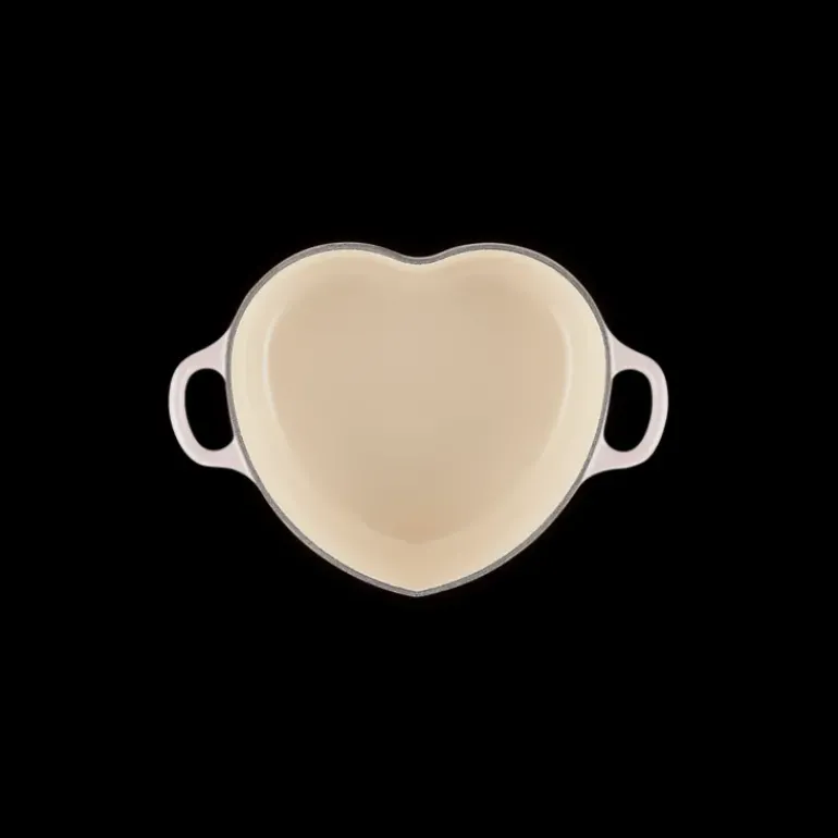 Cocotte en Fonte Cœur 20 cm Shell Pink Le Creuset