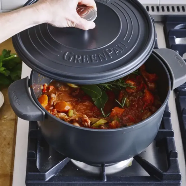 Cocotte en Fonte d'Aluminium Ø26 cm 5.3L CELESTE GreenPan