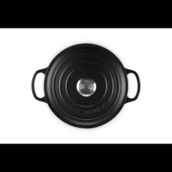 Cocotte en Fonte Haute 26 cm Noir Ebène Le Creuset