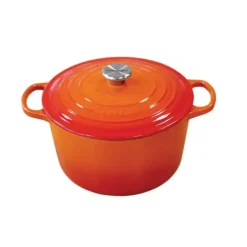 Cocotte en Fonte Haute 24 cm Volcanique Le Creuset