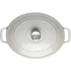 Cocotte en Fonte Ovale 29 cm Macadamia Chasseur