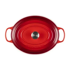 Cocotte en Fonte Ovale 35 cm Cerise Le Creuset Signature