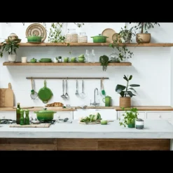 Cocotte en Fonte Ovale 29 cm Bamboo Le Creuset Signature