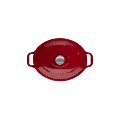 Cocotte en Fonte Ovale 35 cm Rouge Chasseur