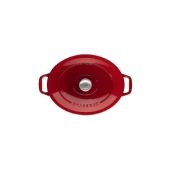 Cocotte en Fonte Ovale 35 cm Rubis Chasseur