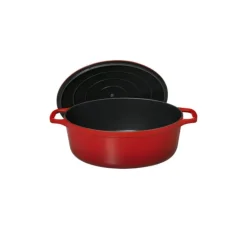 Cocotte en Fonte Ovale 35 cm Rubis Chasseur