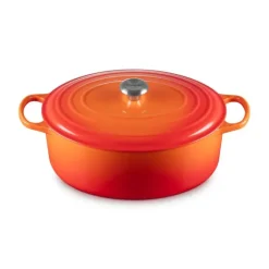 Cocotte en fonte Ovale 35 cm Volcanique Le Creuset Signature
