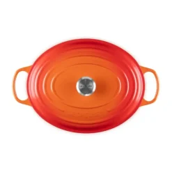 Cocotte en fonte Ovale 35 cm Volcanique Le Creuset Signature