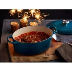 Cocotte en fonte Ovale 31 cm Deep Teal Le Creuset Signature