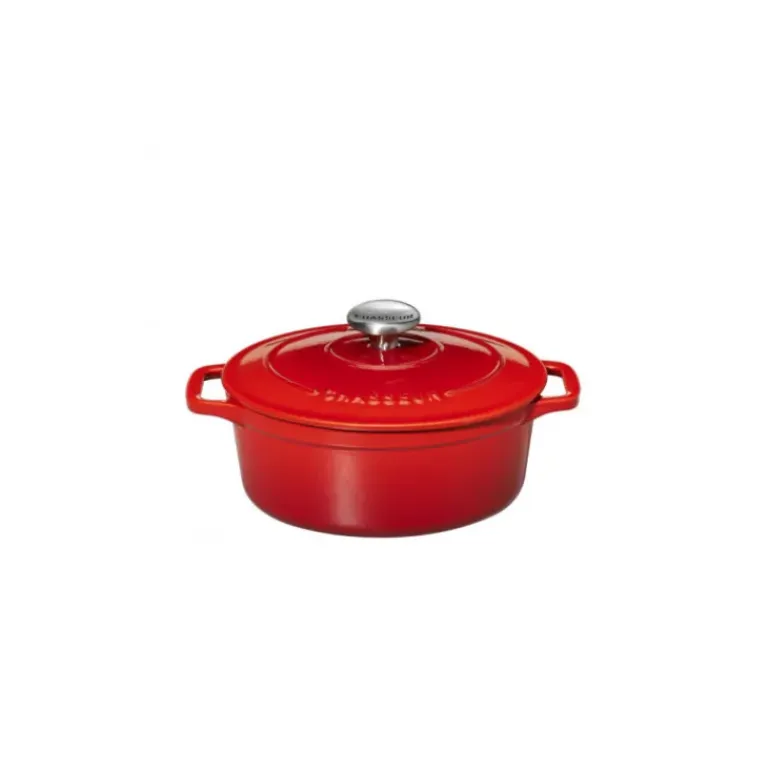 Cocotte en Fonte Ovale 17 cm Rubis Chasseur