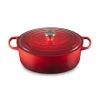 Cocotte en Fonte Ovale 33 cm Cerise Le Creuset Signature