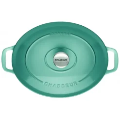 Cocotte en Fonte Ovale 33 cm Quartz Chasseur