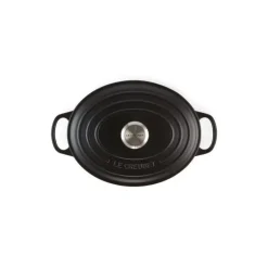 Cocotte en Fonte Ovale 31 cm Noir mat Le Creuset Signature