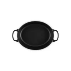 Cocotte en fonte Ovale 33 cm Noir mat Le Creuset Signature