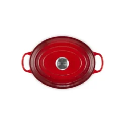 Cocotte en Fonte Ovale Basse 27 cm Cerise Le Creuset Signature