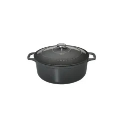 Cocotte en Fonte Ronde 20 cm Caviar Chasseur