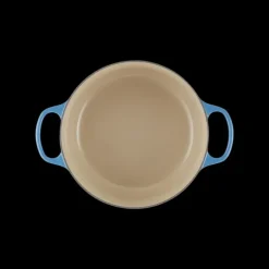 Cocotte en Fonte Ronde 26 cm Azur Le Creuset Signature