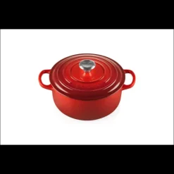 Cocotte en Fonte Ronde 20 cm Cerise Le Creuset Signature