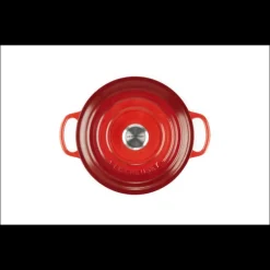 Cocotte en Fonte Ronde 20 cm Cerise Le Creuset Signature