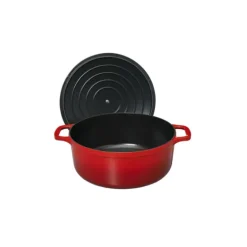 Cocotte en Fonte Ronde 20 cm Rubis Chasseur