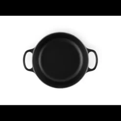 Cocotte en fonte Ronde 20 cm Noir mat Le Creuset Signature
