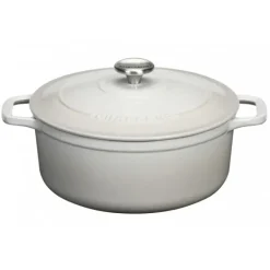 Cocotte en Fonte Ronde 28 cm Macadamia Chasseur