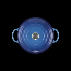 Cocotte en Fonte Ronde 22 cm Signature Azur Le Creuset