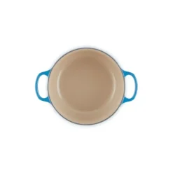 Cocotte en Fonte Ronde 20 cm Azur Le Creuset Signature