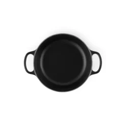 Cocotte en Fonte Ronde 30 cm Noir mat Le Creuset Signature