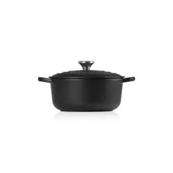Cocotte en fonte Ronde 24 cm Noir mat Le Creuset Signature