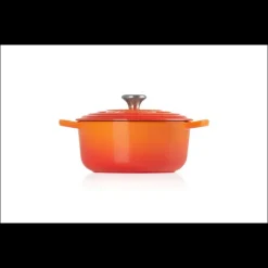 Cocotte en Fonte Ronde 20 cm Volcanique Le Creuset Signature